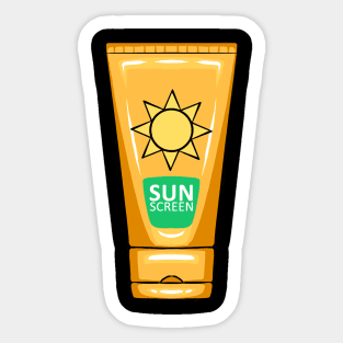 Sunscreen Sticker